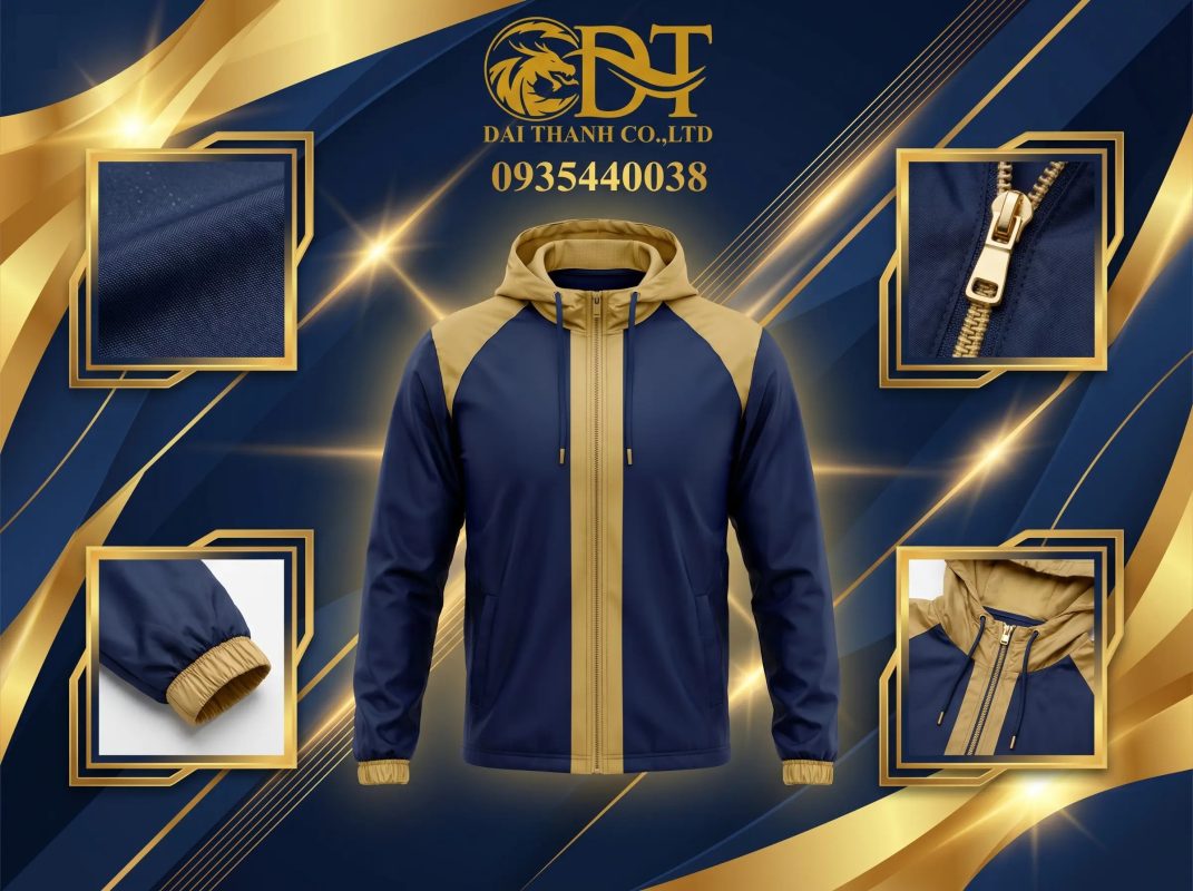 May áo khoác đồng phục