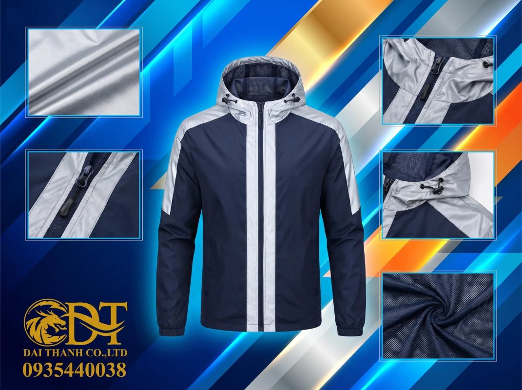 May áo khoác đồng phục