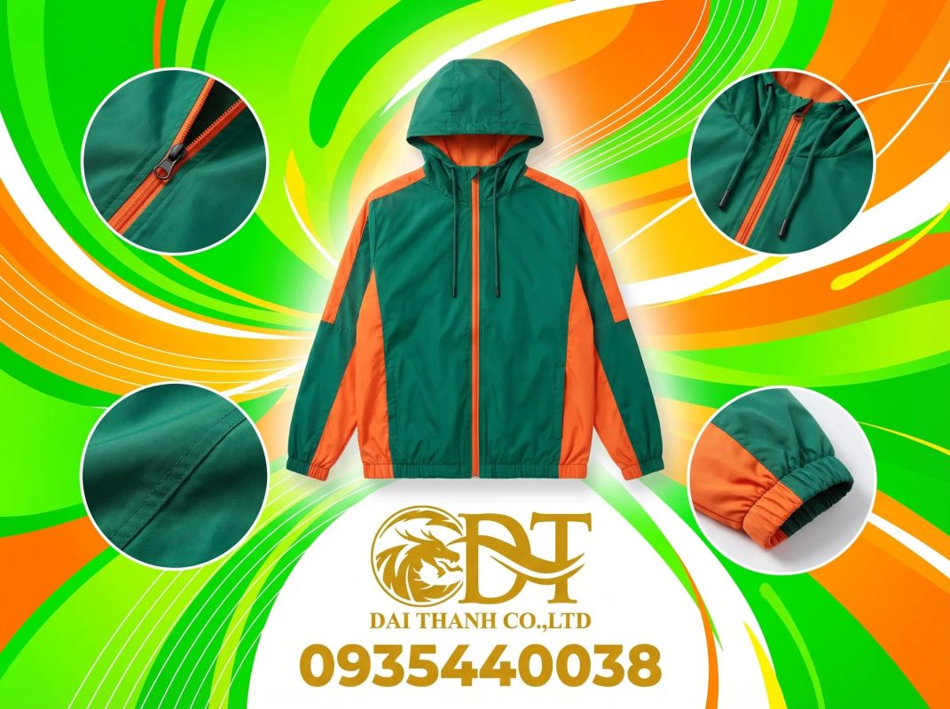 May áo khoác đồng phục