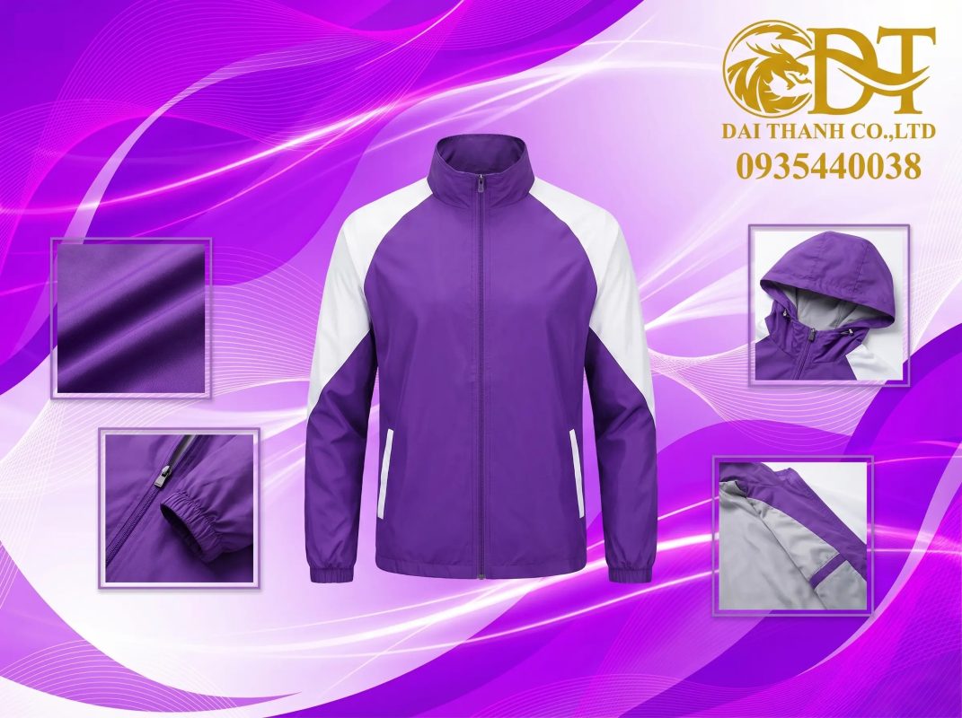 May áo khoác đồng phục