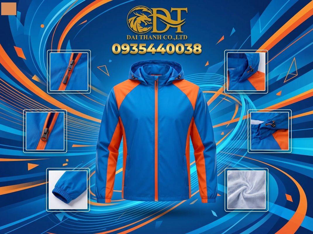 May áo khoác đồng phục