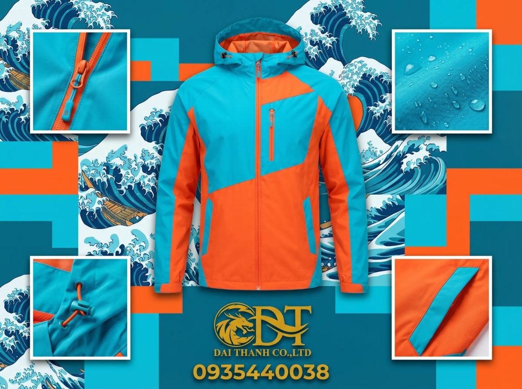 May áo khoác đồng phục