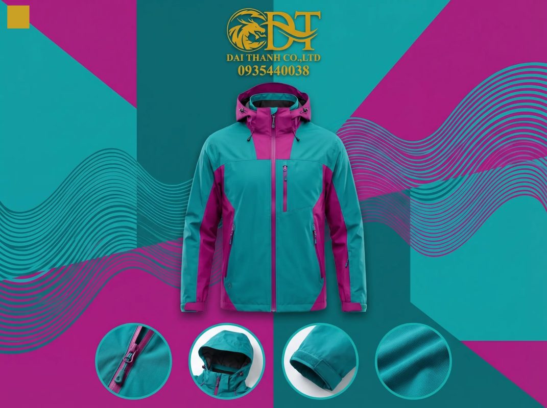 May áo khoác đồng phục