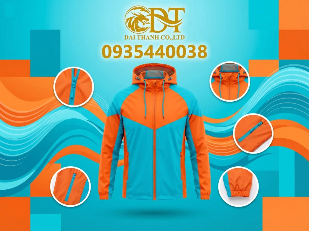 May áo khoác đồng phục