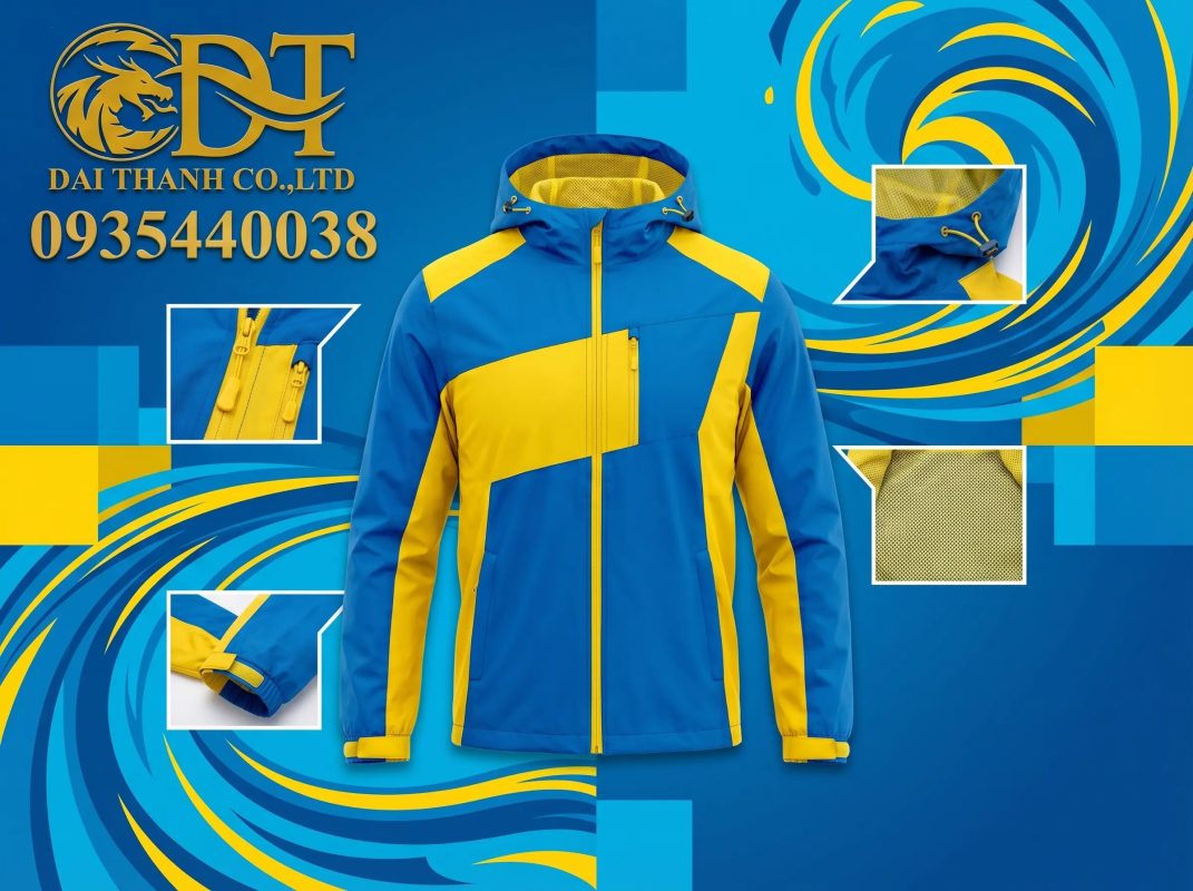 May áo khoác đồng phục