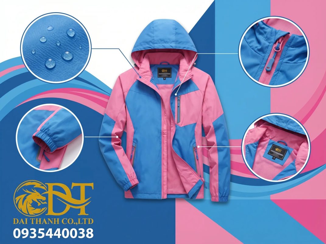 May áo khoác đồng phục