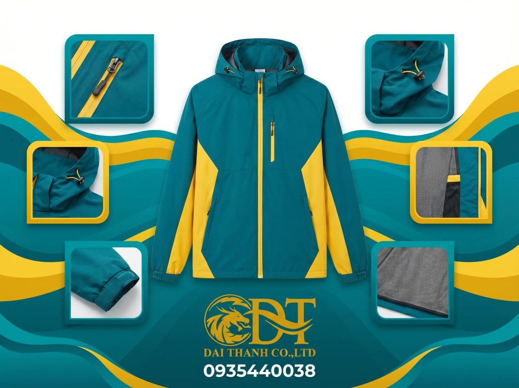 May áo khoác đồng phục