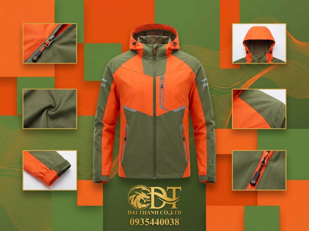 May áo khoác đồng phục