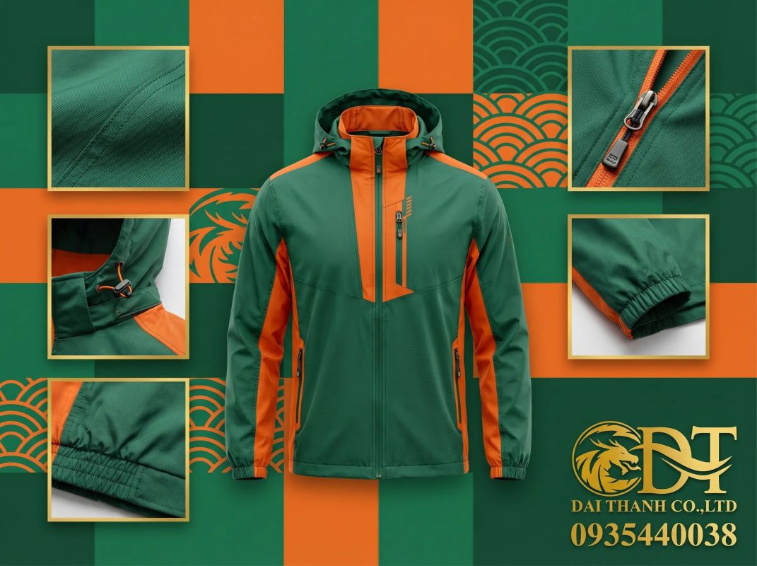 May áo khoác đồng phục