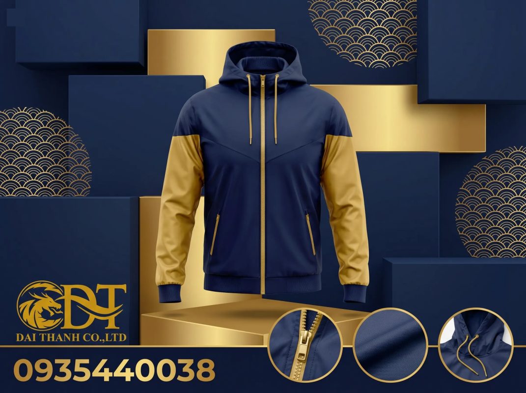 May áo khoác đồng phục