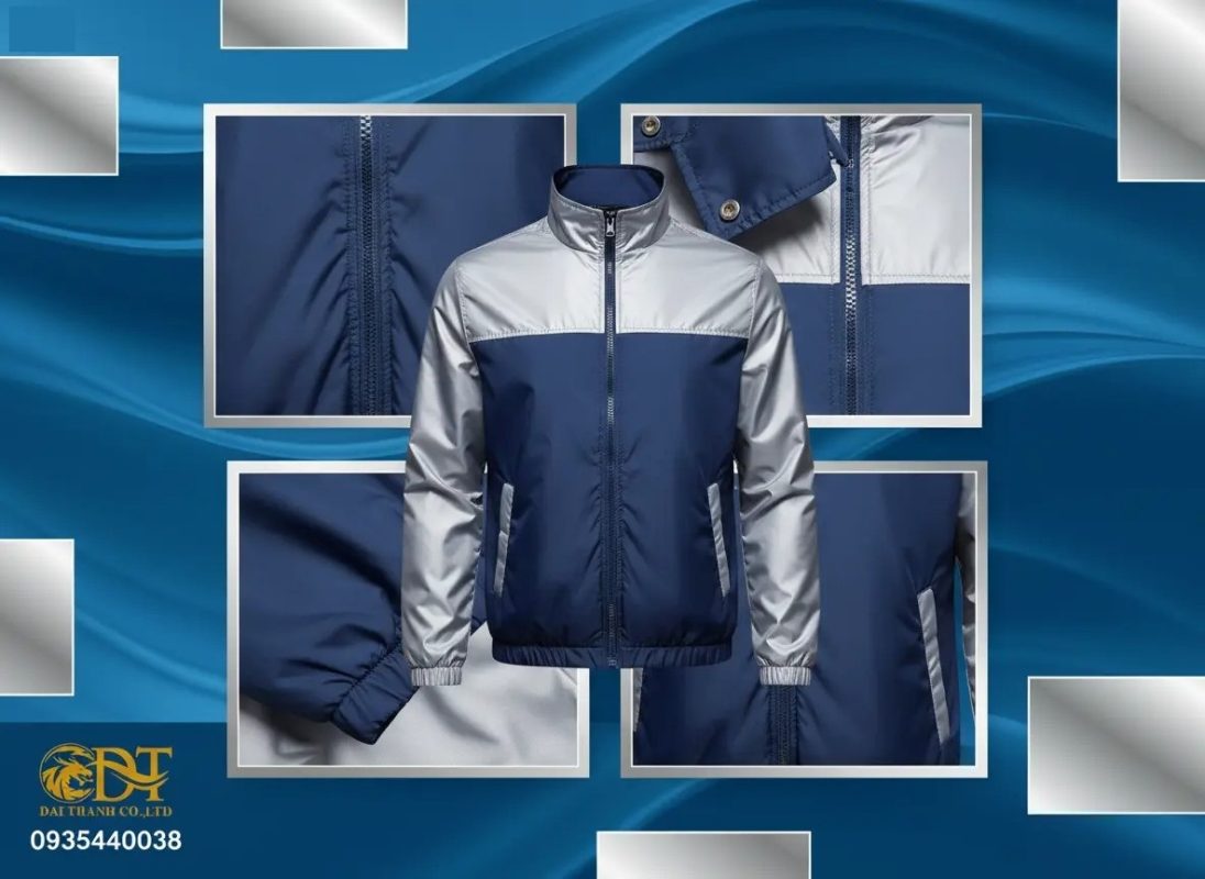 May áo khoác đồng phục