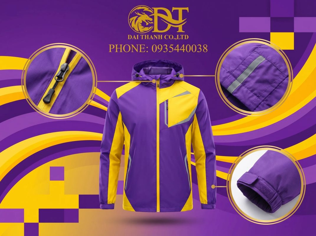 May áo khoác đồng phục