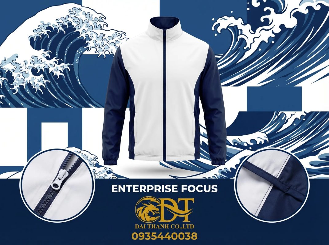 May áo khoác đồng phục