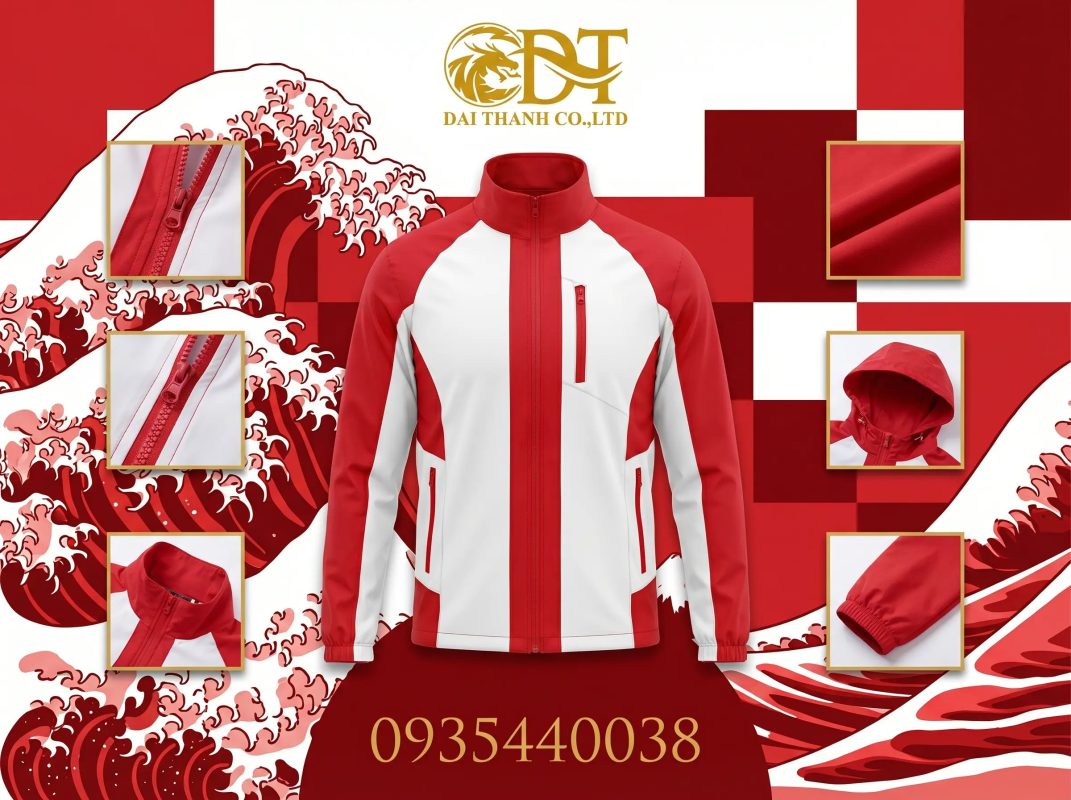 May áo khoác đồng phục