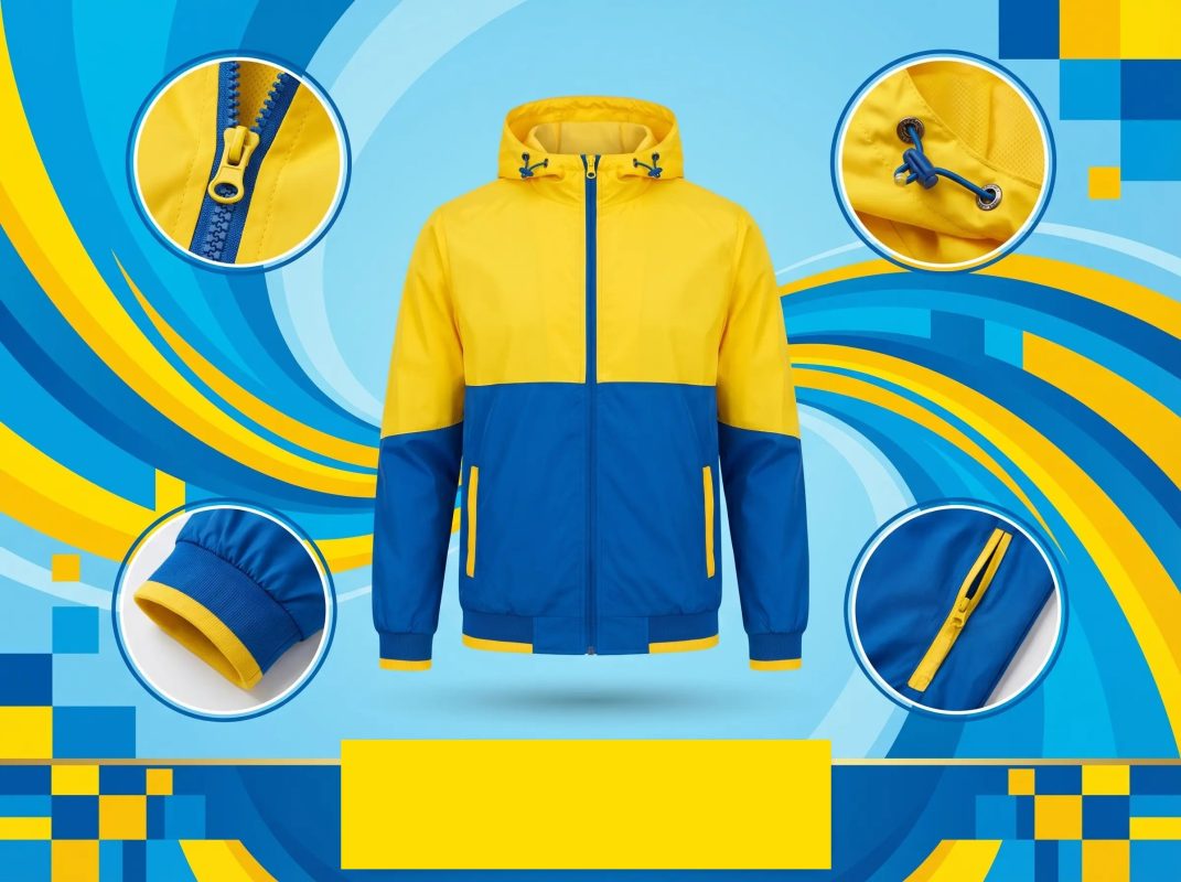 May áo khoác đồng phục