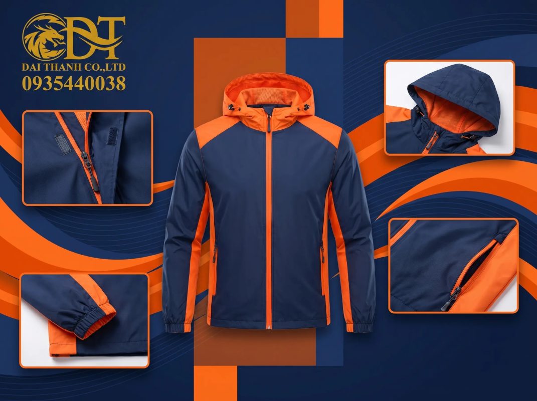 May áo khoác đồng phục