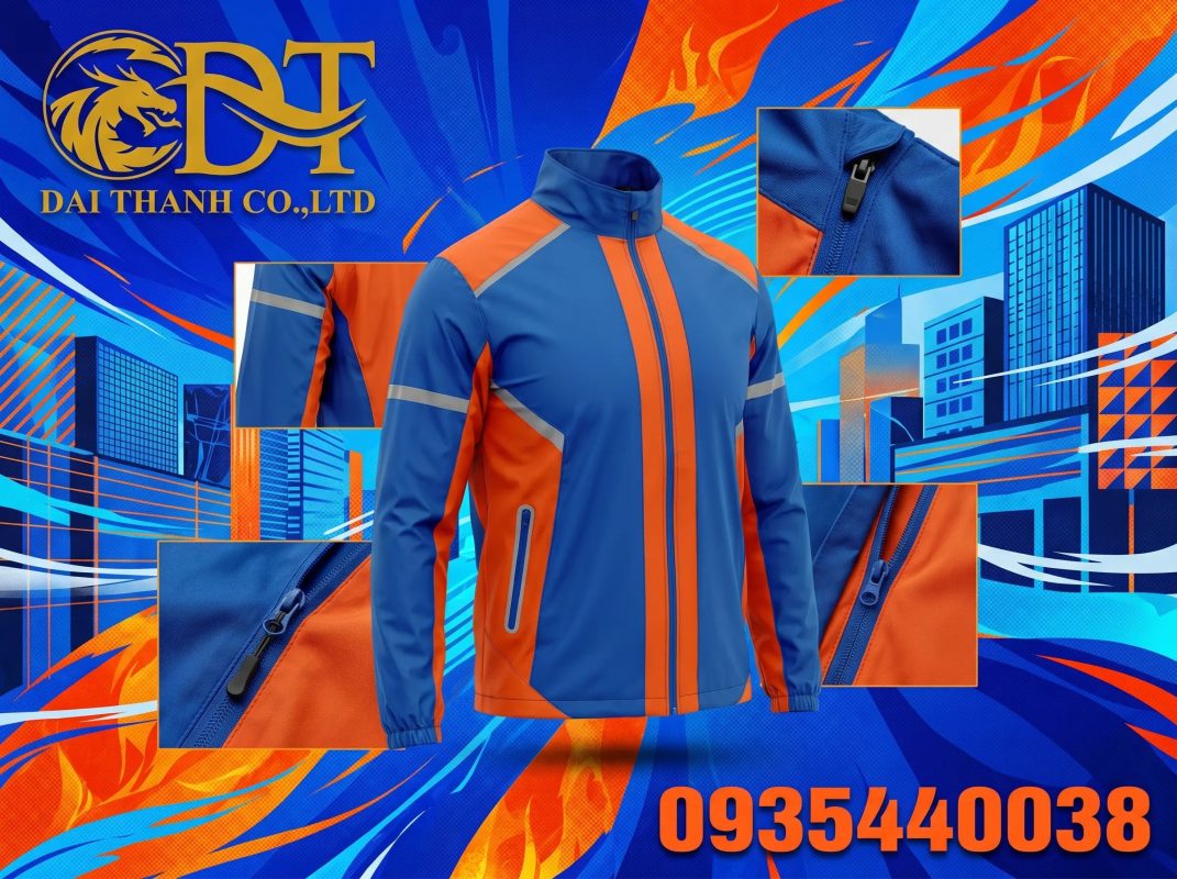 May áo khoác đồng phục