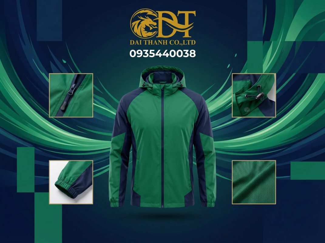 May áo khoác đồng phục