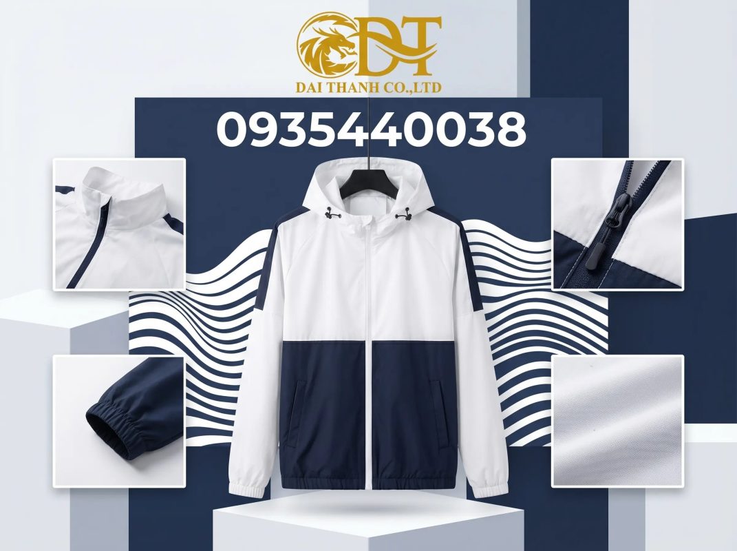 May áo khoác đồng phục