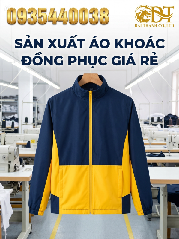Sản xuất áo khoác đồng phục