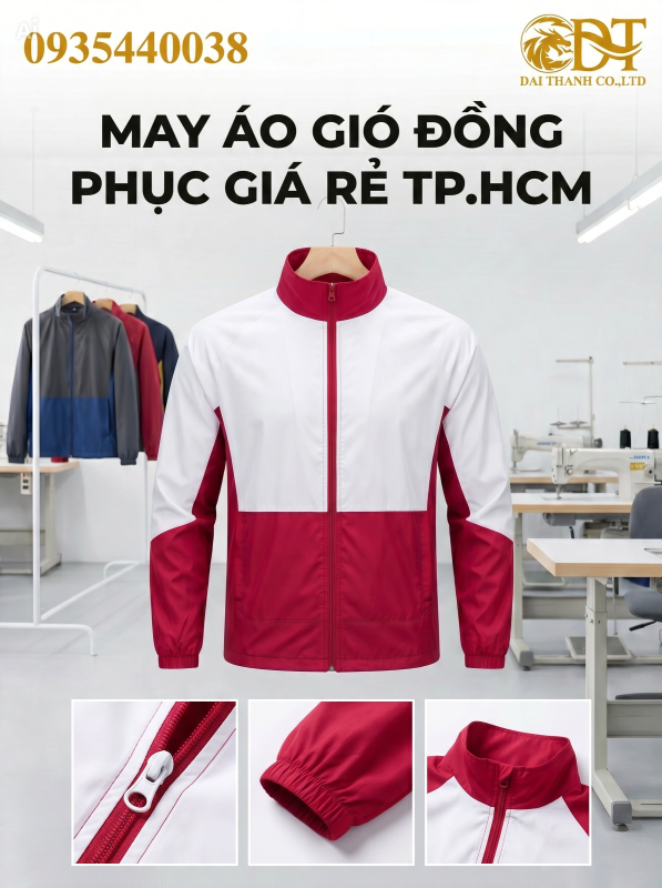 May áo gió giá rẻ tại TPHCM